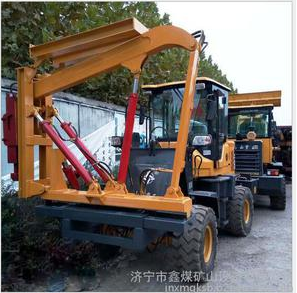 装载式护栏打桩机 打拔钻一体护栏打桩机 高速公路用打桩机