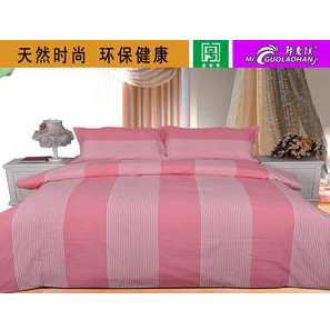 供应郭老汉纯棉老粗布四件套 老粗布