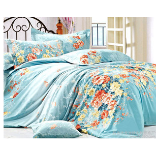 供应光照织布·7780纯棉四件套 四件套纯棉床品四件套加厚床上四件套简约条