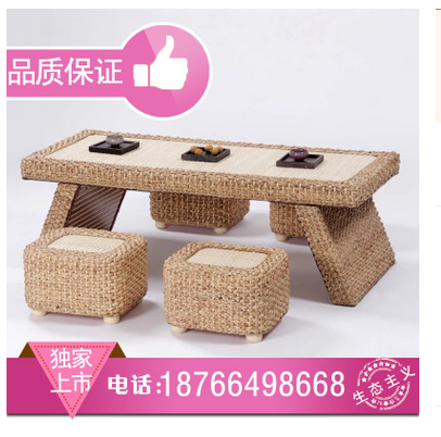 日式小户型沙发单人双人三人沙发休闲沙发布艺可拆洗沙发客厅沙发厂家批发 新款 手工编制 国学馆 茶馆 环保 折叠茶桌 草席桌面