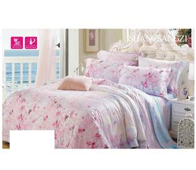 供应 典典润成 尚桑子尊享天丝护肤四件套 S7-200-52（十里桃香） 价格电议