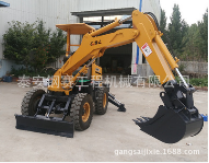 四轮挖掘机