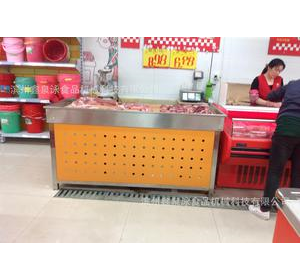 定做鲜肉分割台、聚丙板工作台、尼龙板面分割工作台