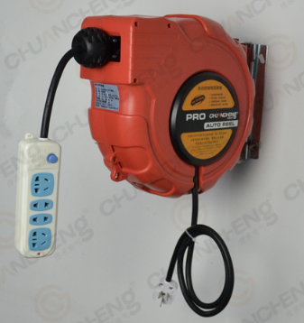 220V自动收缩电缆卷轴 