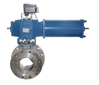 气动V型变径阀门