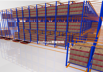 蜂巢式自动化密集储分一体库