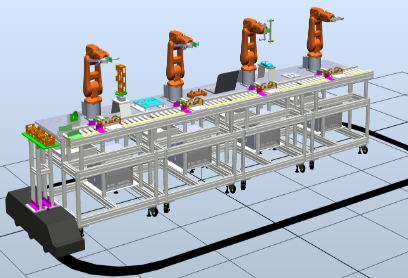 工业机器人教学系统(III型)