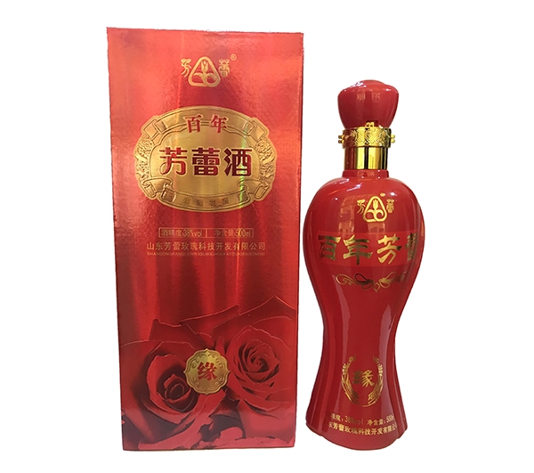 百年芳蕾玫瑰缘酒红盒装