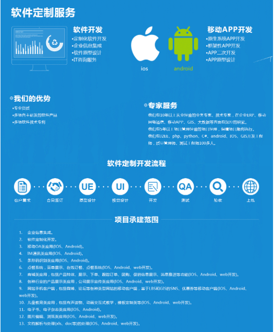 软件定制服务